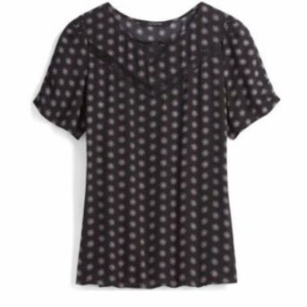 19 COOPER Matchett Lace Inset Detail Blouse